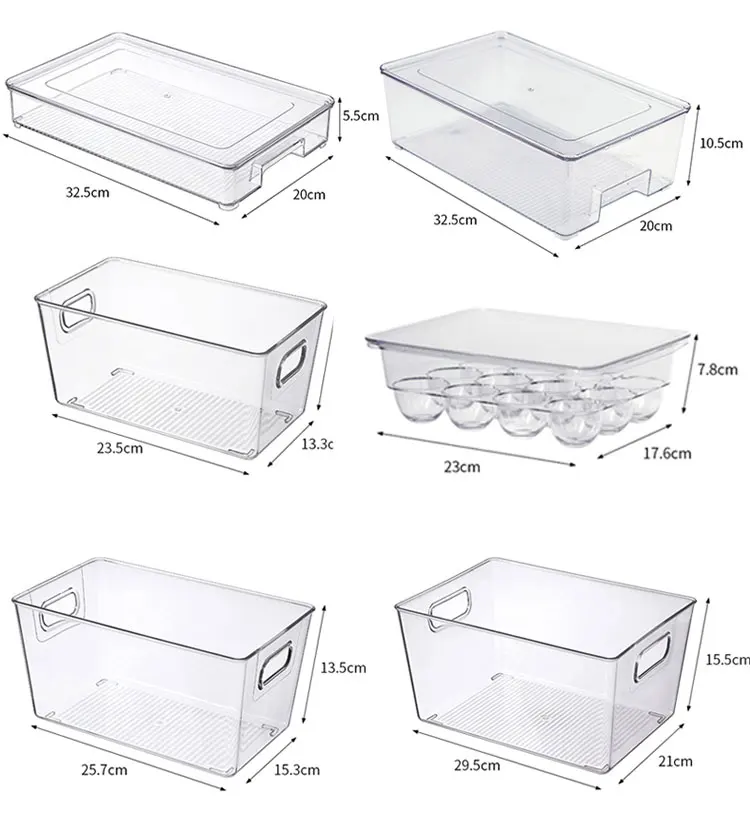 clear plastic food storage product