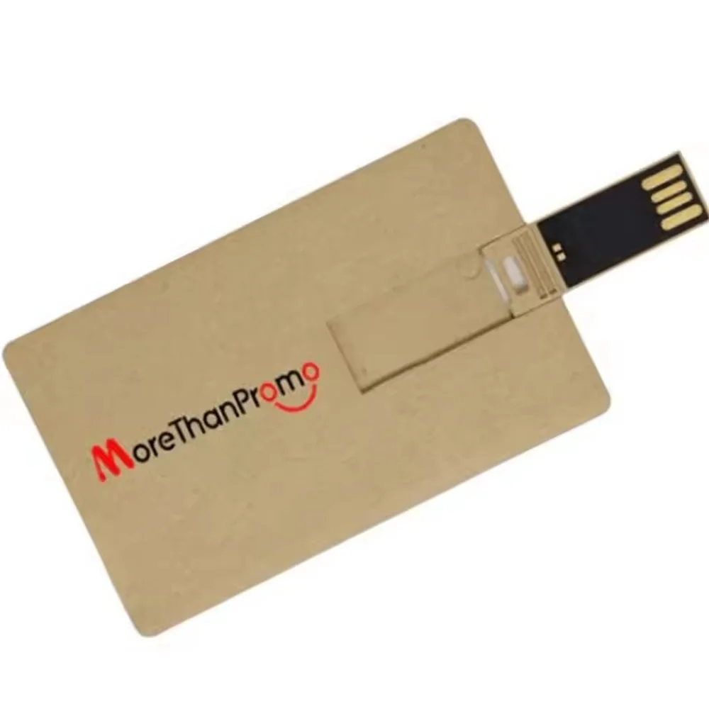 Экологичная биоразлагаемая карта 8G 16G Usb флэш-накопитель с пользовательским логотипом 32G 64G Флешка для рекламных подарков Memory Stick