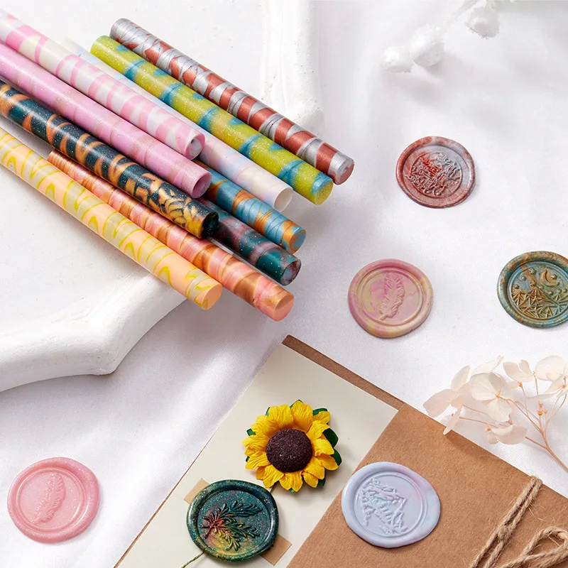 New Mixed Color Sealing Wax Sticks Pieces Wax Sealing Sticks Glue