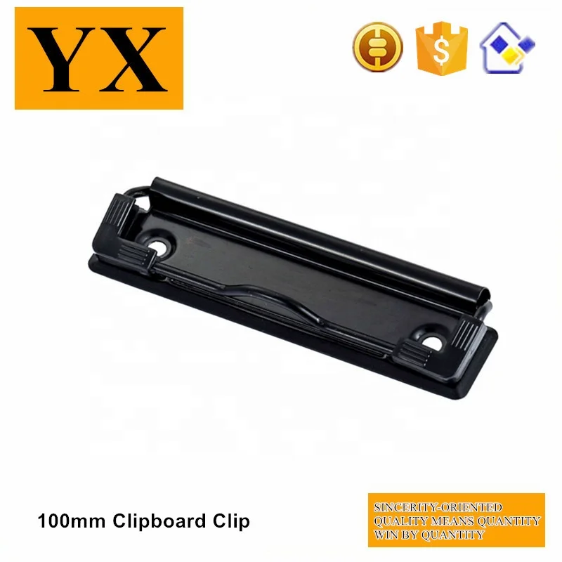 Plain metal A5/A4/A3 strong/paper clipboard clip with plastic rubber corner