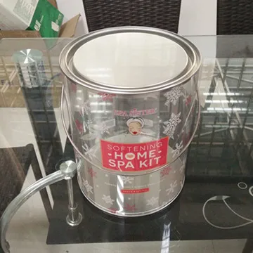 Factory Customized design Round PVC /PET Tin Can Food Tin Box
