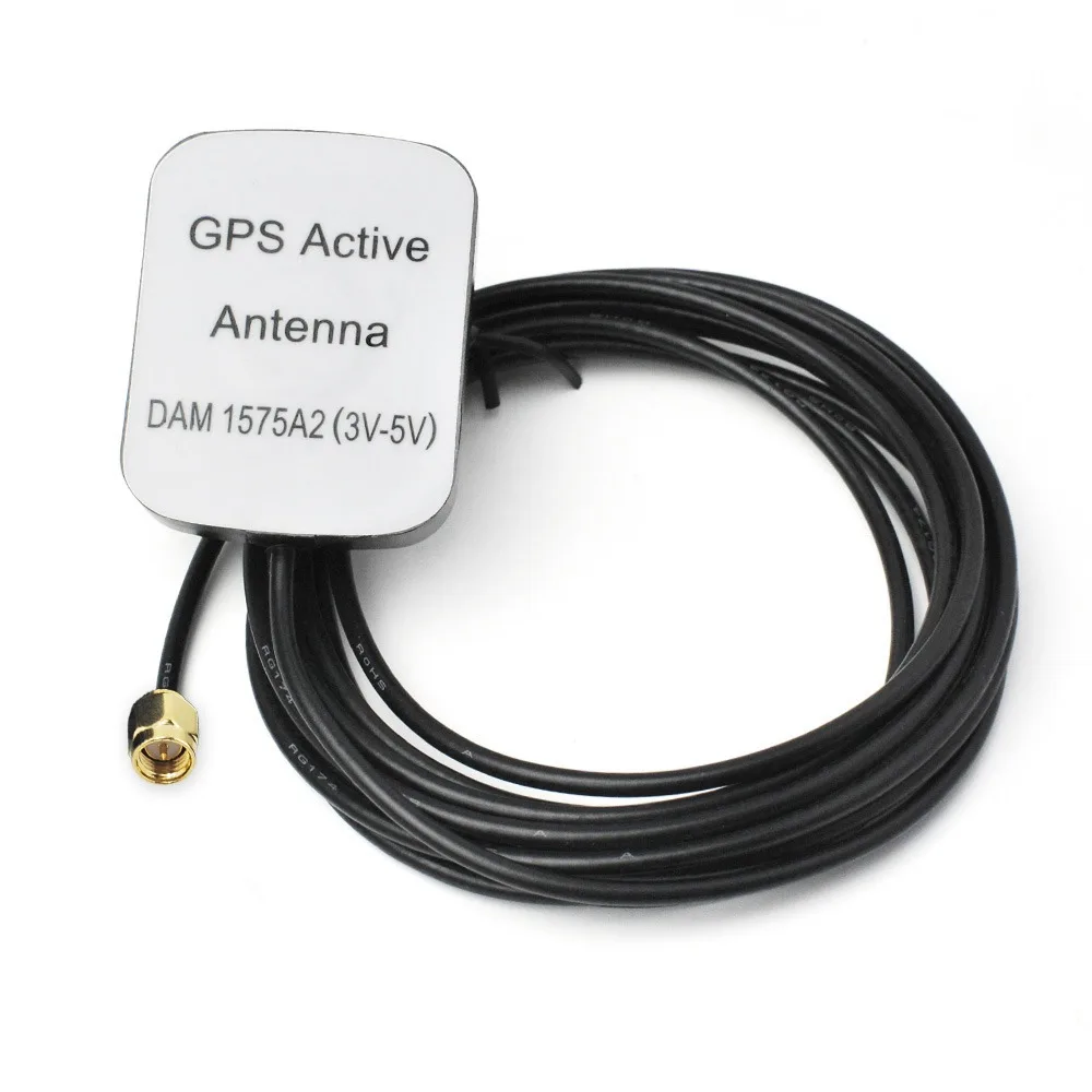  GPS активная антенна SMA штекер 3 м кабель для GlobalSat Holux Navman