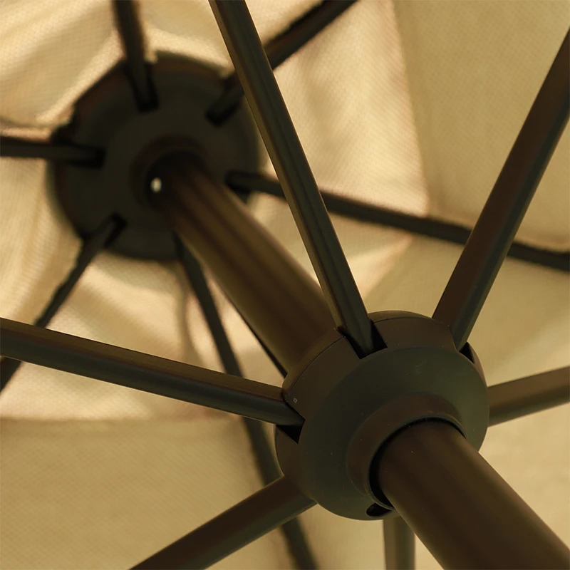 Fabrica 2023 venta al por mayor de paraguas de borla de ocio de playa al aire libre de alta calidad 2.7M sombrillas de lujo