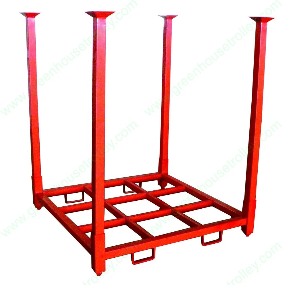Tire Storage Wheel Holder Warehouse Garage Organizer Tire Rack Warehouse Customized Stackable Movable Pallet Stack Rack