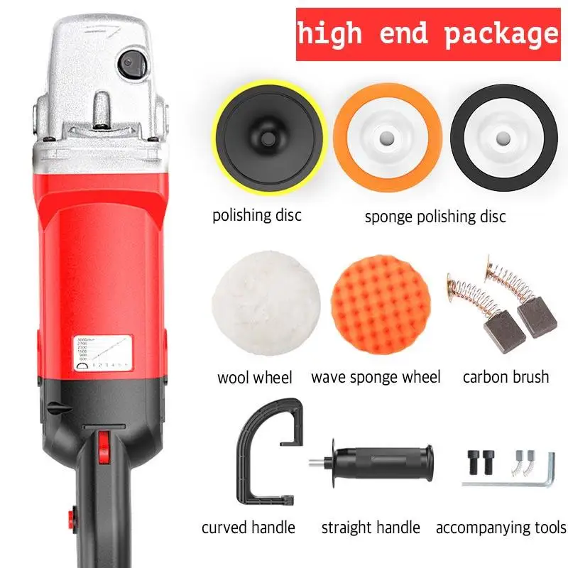 Professional Mini Polisher Car Detailing Polishing Machine Dual Action Car Shield Polisher Kit