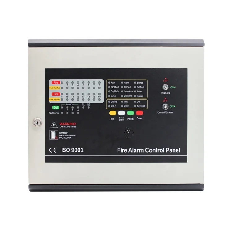 1/2/4/8/16/32 zones conventional fire alarm center control panels fire alarm control panels manufacturer
