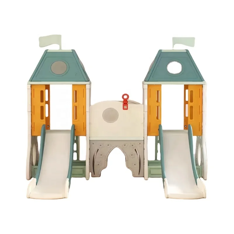 Wholesale Plastic Indoor Children Play Equipment with Slide and Swing Toy for Playtime