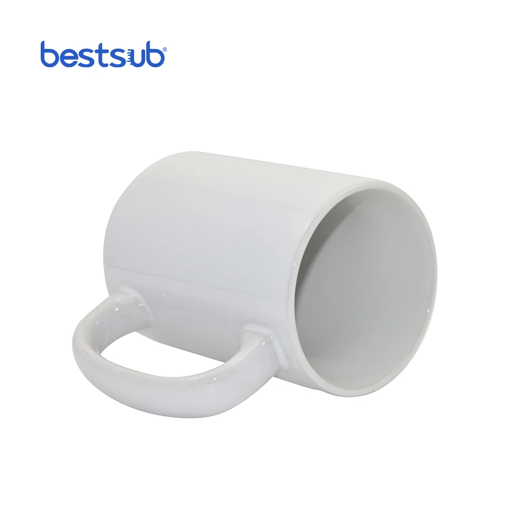 BestSub JS Coatings Sublimation Blanks Wholesale Supplier 15oz White Coated Porcelain Custom Sublimation Ceramic Coffee Mugs