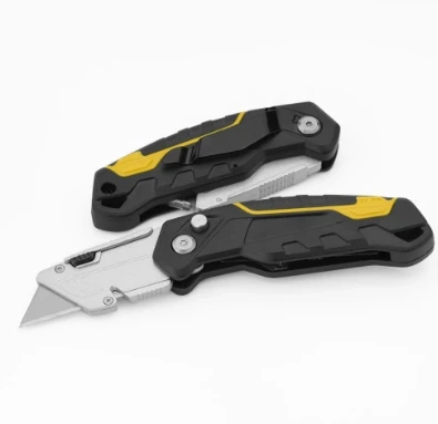 Quick Change Spare 3pcs Blades Cutter Pocket Utility Knife Folding Knifes