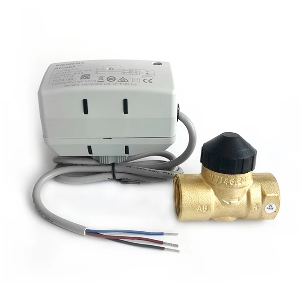 siemens Actuator SUA21 for VXI46 VVI46 2-port/3-port zone valve internally threaded PN16 DN15 kvs 2.15