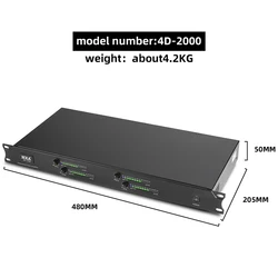 High Quality 4 channel Power Amplifier