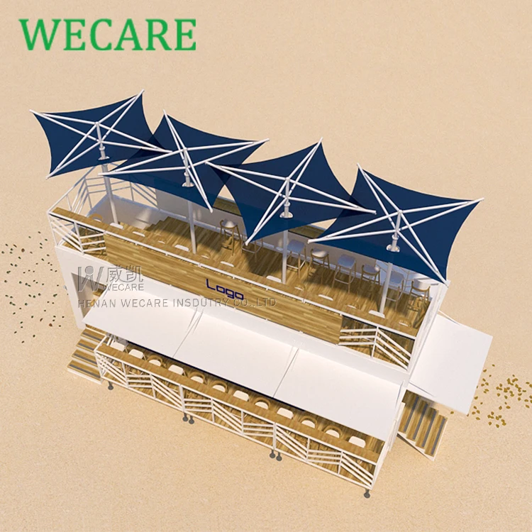 WECARE 800BT двухэтажный прицеп для пищевых продуктов мобильная Кухонная Тележка