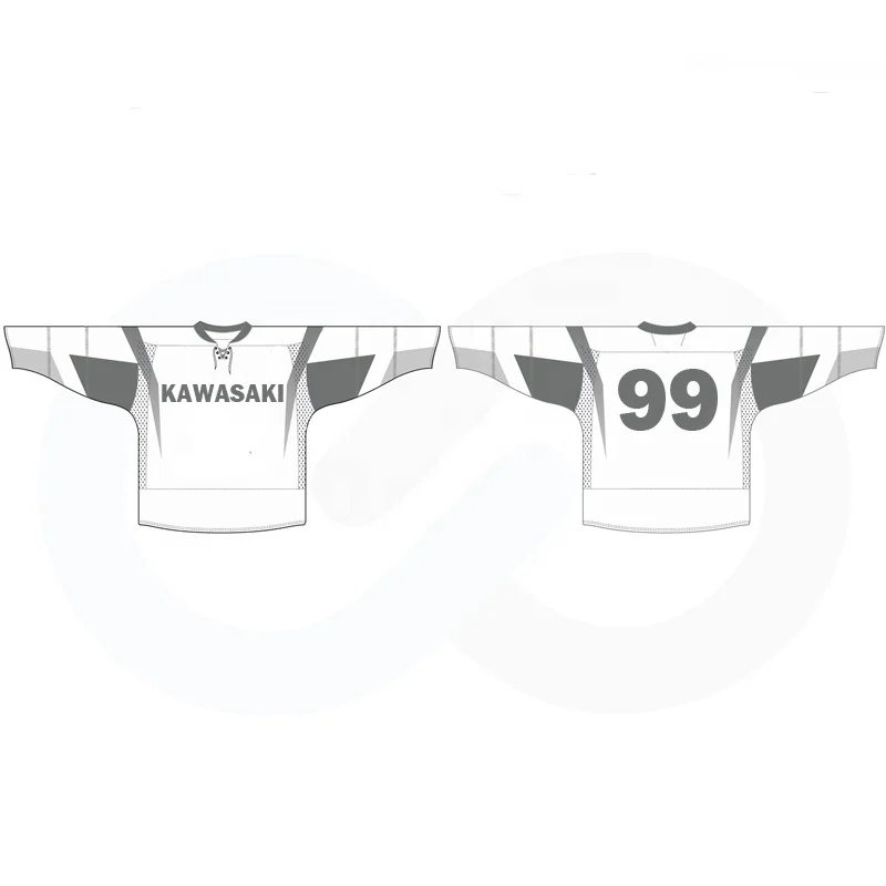 Ice Hockey Jerseys Design Yourself Print China Custom Team Name Customized Color Sublimation Heat Printing Shirts & Tops Unisex