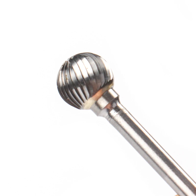 Sphere Burr Head Tungsten Carbide Alloy Rotary File Tool Ball Burrs Die Grinder Abrasive Tool Drill Milling Carving Bit