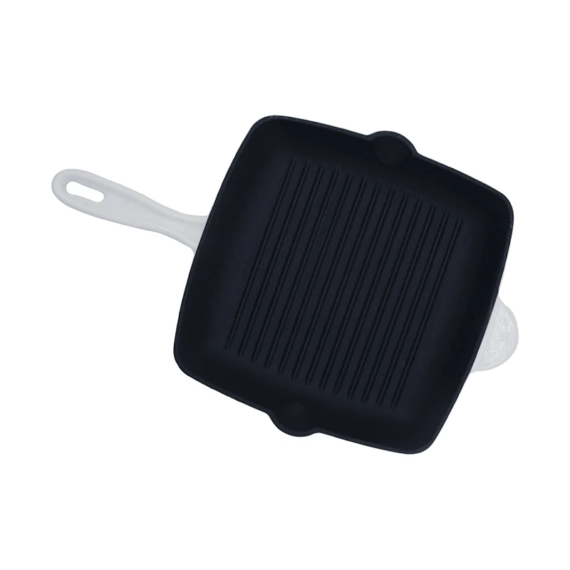 Heavy Duty Non Toxic Griddle Pan Pre-Seasoned Cast Iron Cookware Enameled Cast Iron Grill Skillet Pan