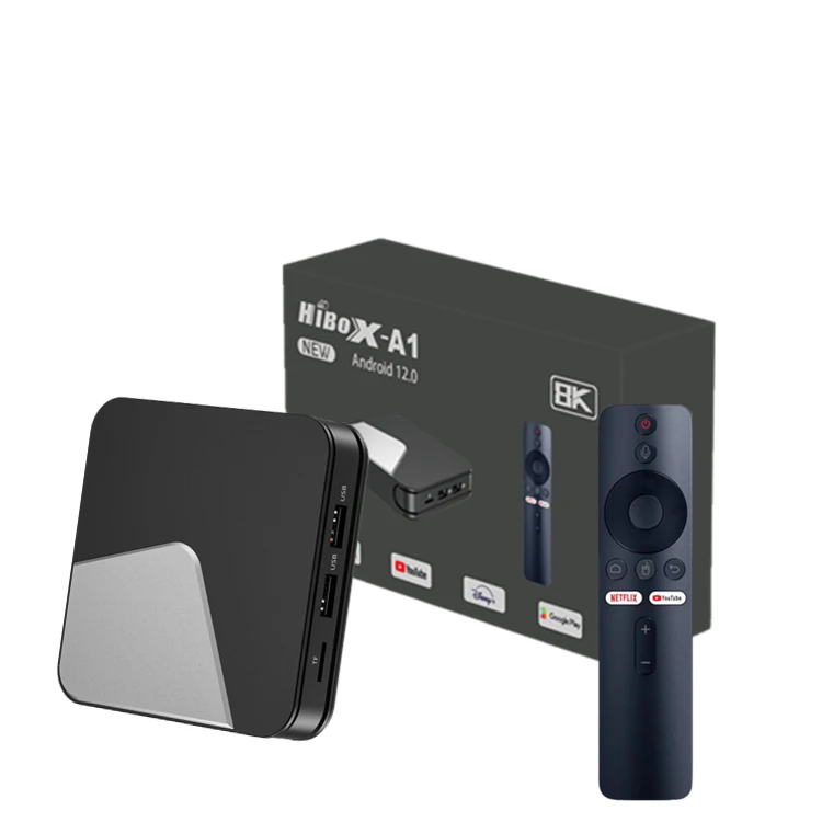 2024 Новый HI-BOX A1 ATV UI Allwinner IK318 Android 12 Smart tv box 4K 2/16GB 4/32GB двойной Wi-Fi STB приставка HIBOX Q1 Q5