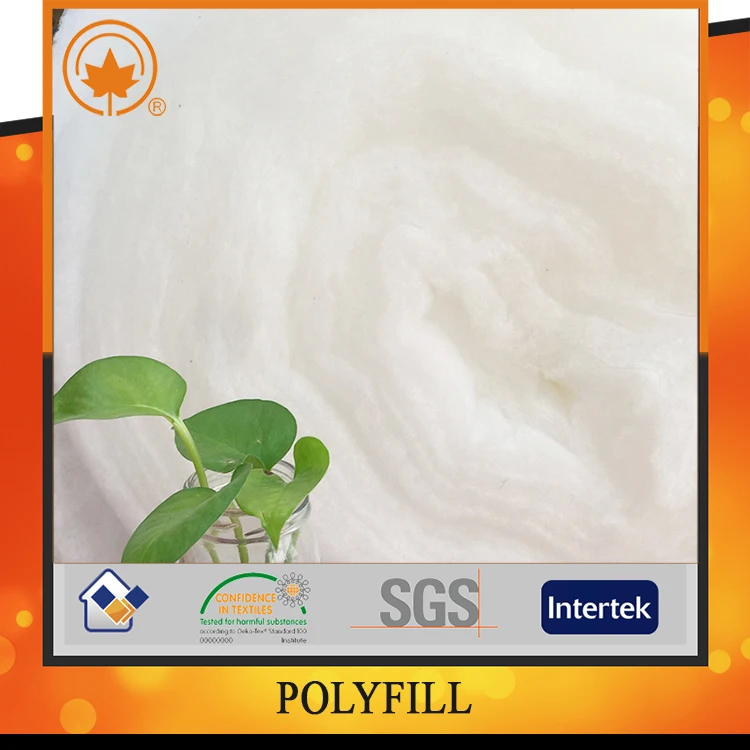 High quality polyester r applicable to filling/wadding for home textile