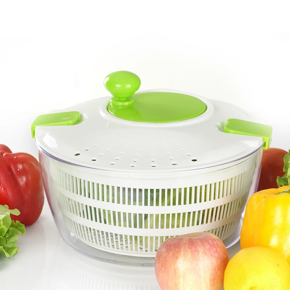 High Quality USB Powered Fruit Vegetable Grinder Large Kitchen Dryer Hand Operated Salad Spinner