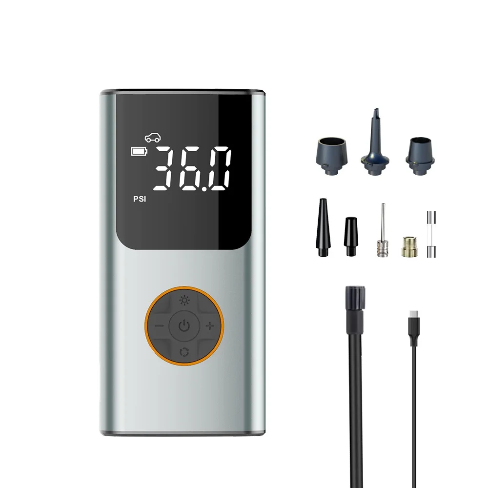 rechargeable multifunctional tire inflators Wireless blower car air pump compressor  digital mini portable battery cordless