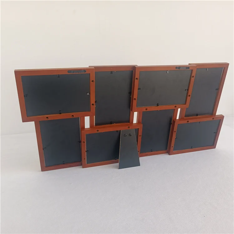 Photos Frame Pic Collage Picture Frames Durable Good Quality Wooden Custom Wood Customized Logo Fashionable Environment Friendly