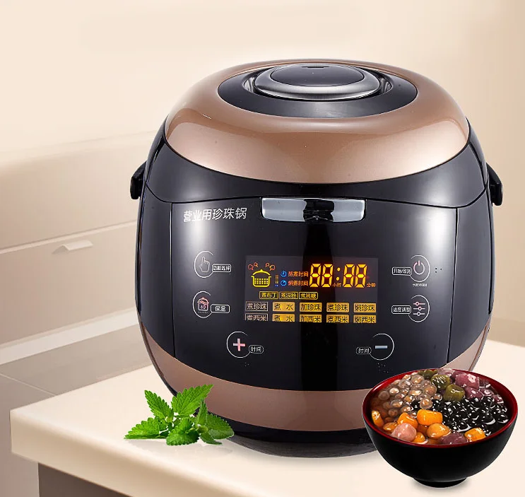 Bubble Tea Shop 900W automatic cooking machine tapioca cooker 5l automated cooking boba machine tapioca pearls