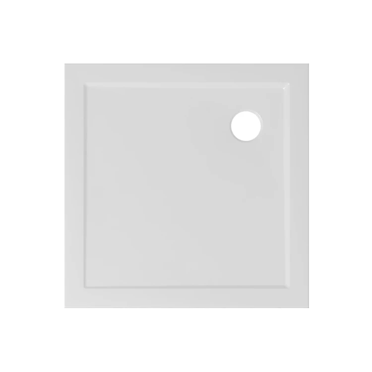 HUIDA OEM High Quality 900*900*40mm Slim Square  Bathroom White Acrylic Shower Tray