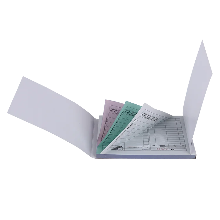 Make Your Own Customized 3-parts A5 NCR Carbonless Paper Invoice Bill Receipt Book Printing No Carbon Required in triplicate