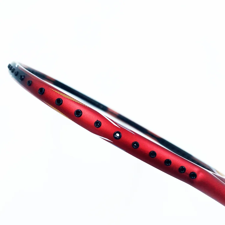 2023 New 100%  Full Carbon Graphite Badminton Racket Professional Factory Supply and OEM Colorful Design