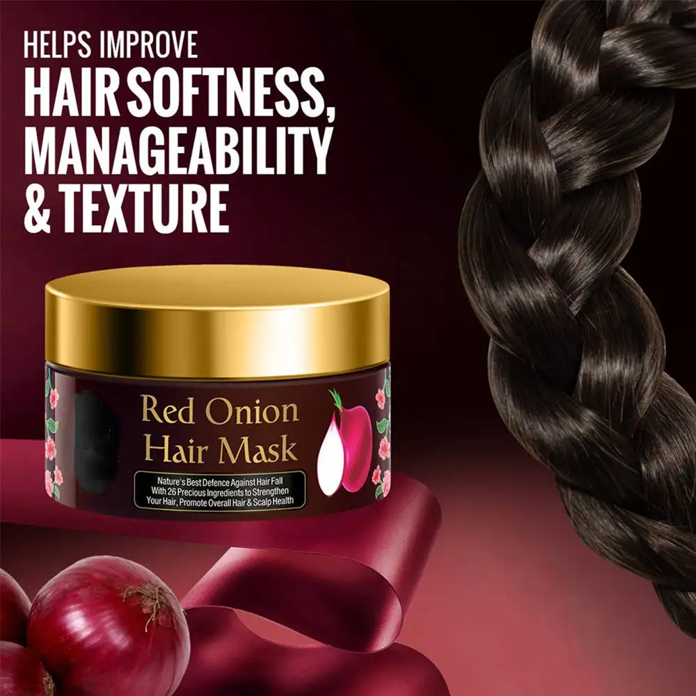 Private Label Natural Red Onion Hair Treatment Hair Mask