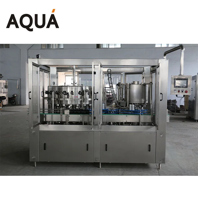 Automatic Small Beer Canning Machine / Beer Can Filling Sealing Machine