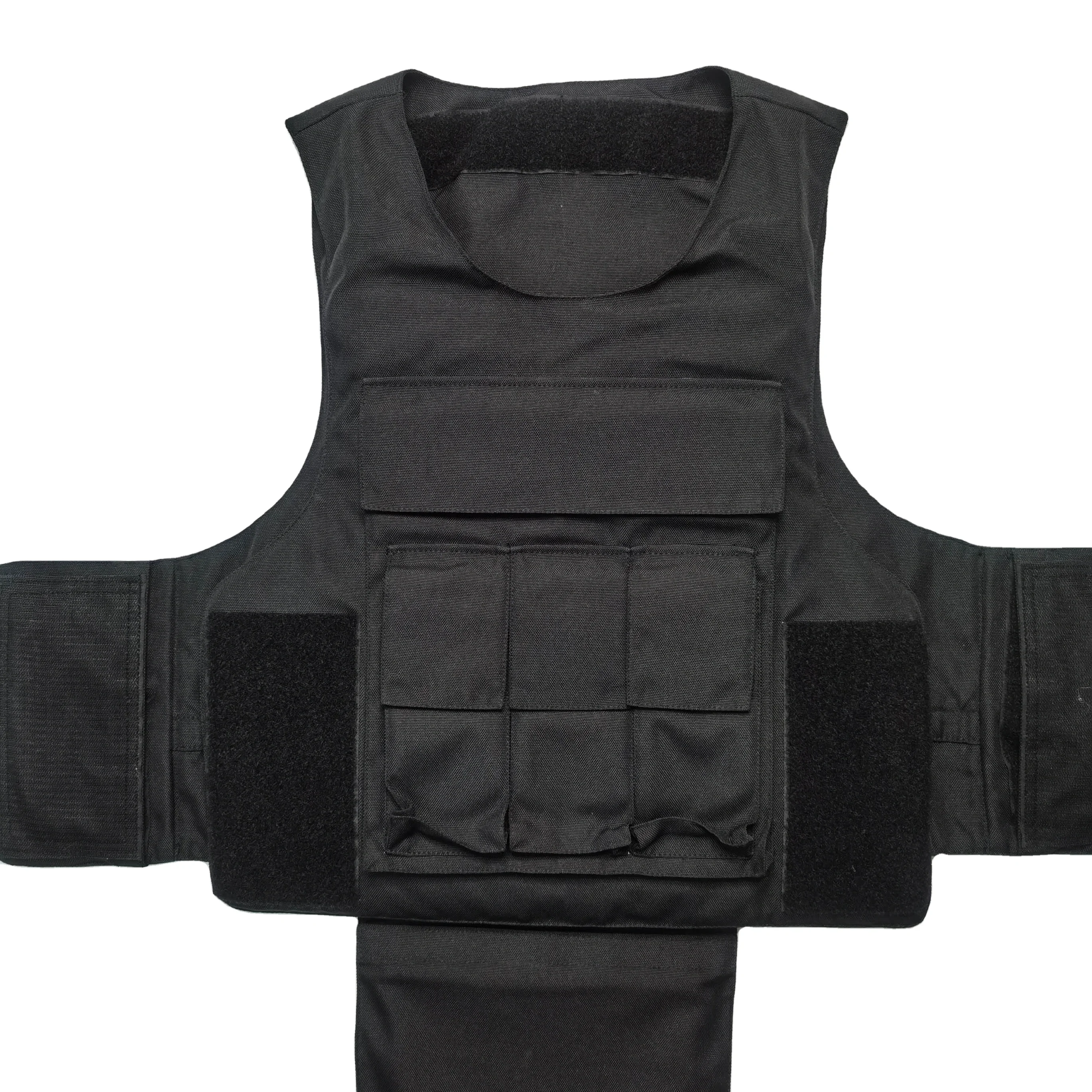 
 Черный полноразмерный бронированный пуленепробиваемый жилет для защиты шеи пуленепробиваемый жилет  