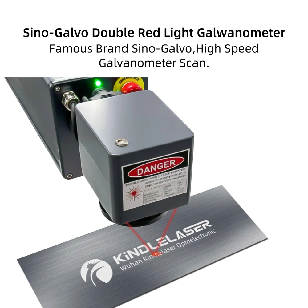 Kindlelaser 30w integrated Fiber Laser Marking Machines Portable Laser engraving Machine High-Precision for metal pen pet tag