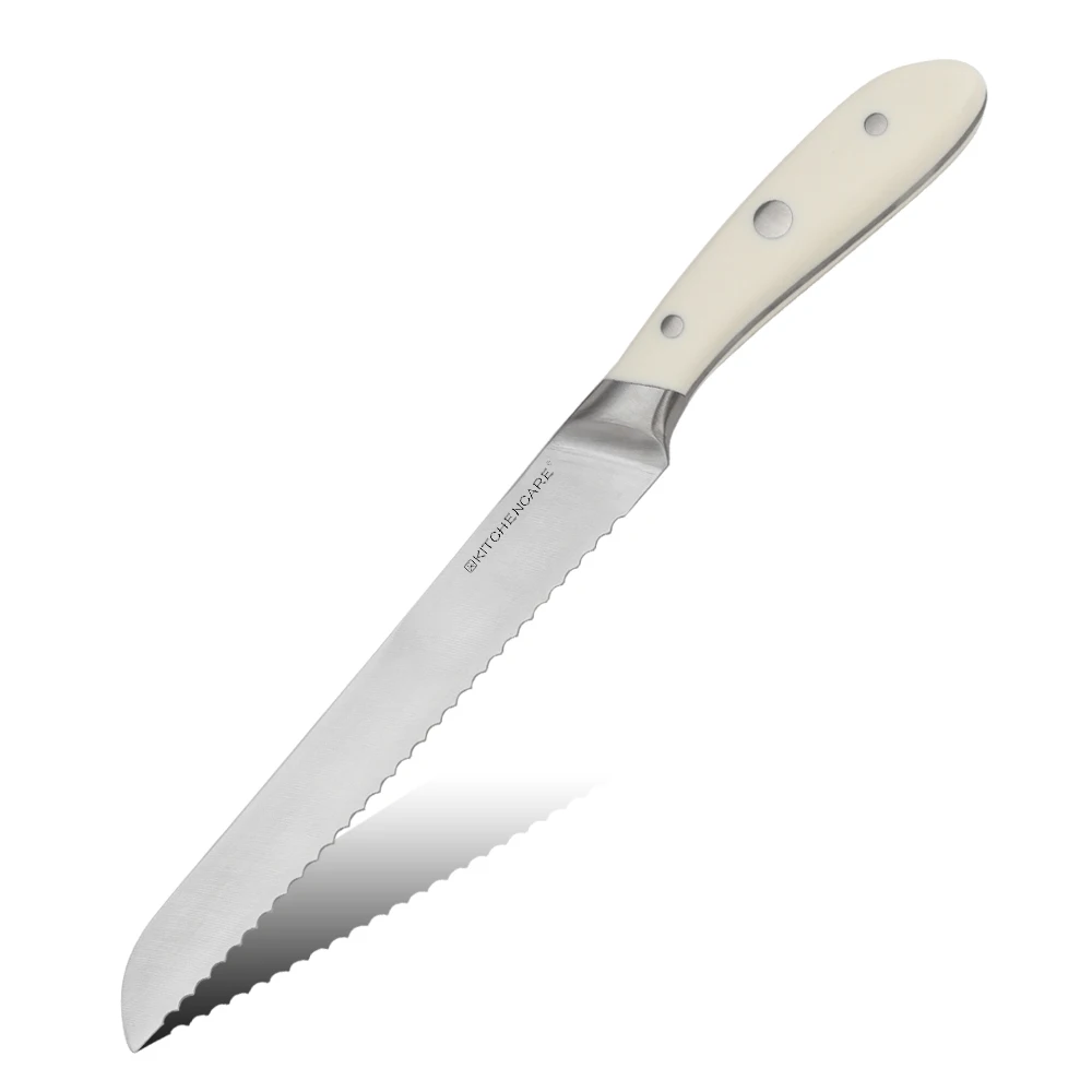 KITCHENCARE, белые кухонные ножи для выпечки, 8 дюймов, кухонный нож для хлеба
