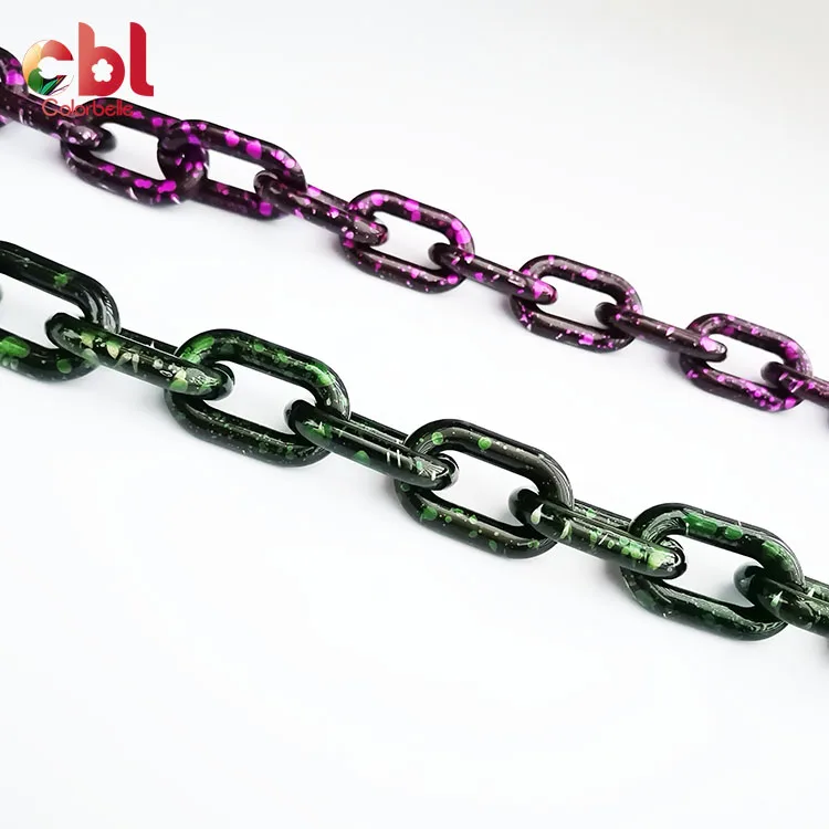 Акриловые сумки, аксессуары, звено, пластиковая цепь для сумки, ручка, полимерная цепь через плечо в Гуанчжоу