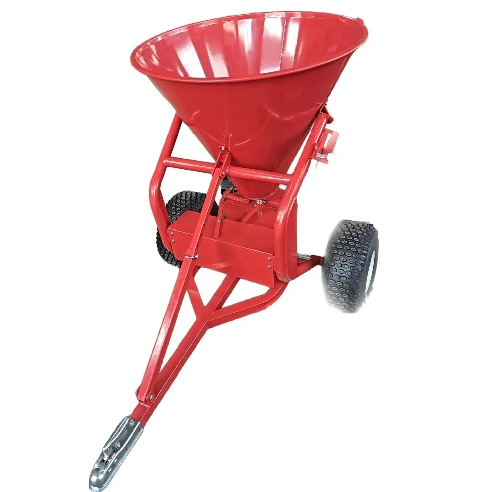 ATV Mounted Spreaders. 650LB Towable ATV Fertilizer&Salt Spreader Compost peat moss manure spreader for lawn and garden