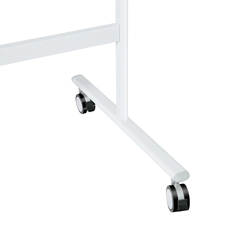 Magnetic Whiteboard Easel for Class Rooms Mobile Adjustable in Height Angle Wheels Aluminum Frame Whiteboard Magnet Material