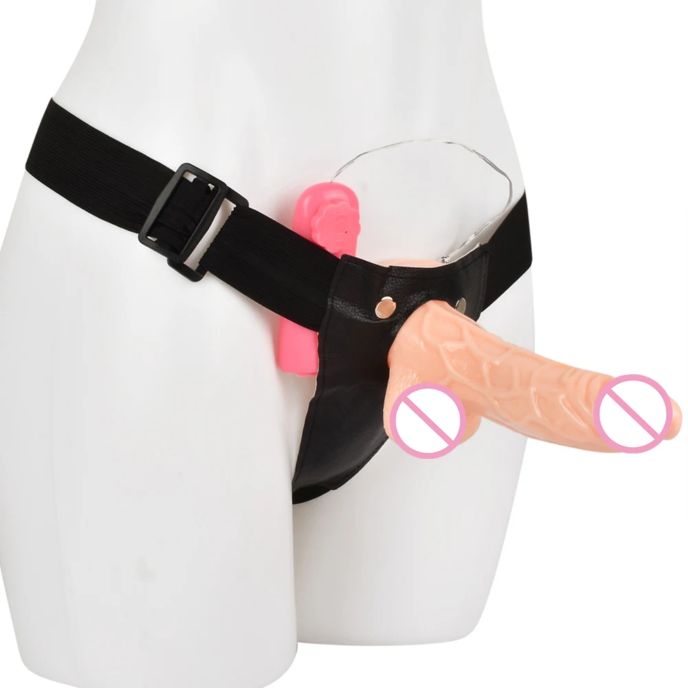 2022 Hot Selling Huge Panties Male Strapon Hollow Penis Adult Product Sex Toy Realistic Strap On Dildo For Men