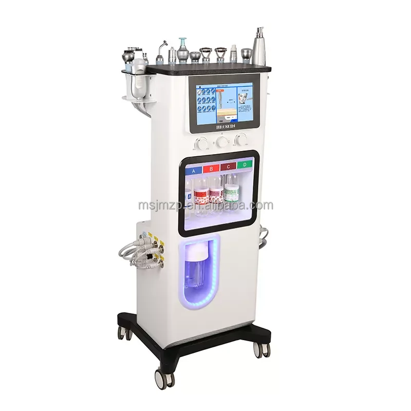 Новое поступление, аппарат для очистки пор и удаления черных точек H2O2, водный гидро-дермабразии, очищающий массаж лица