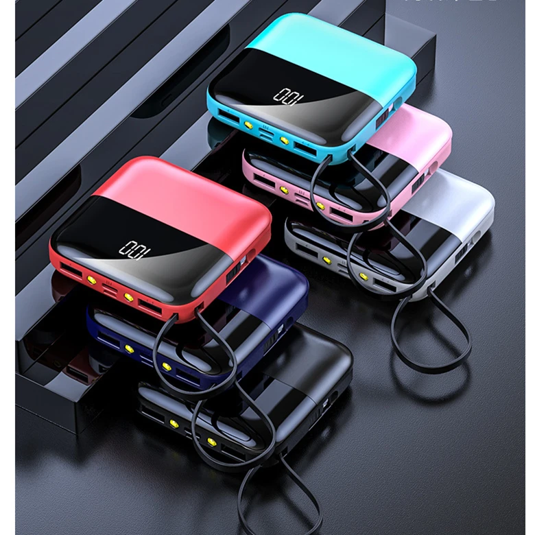 big Capacity custom logo 10000mah 20000mah promotional power bank banco de potencia fashion power bank