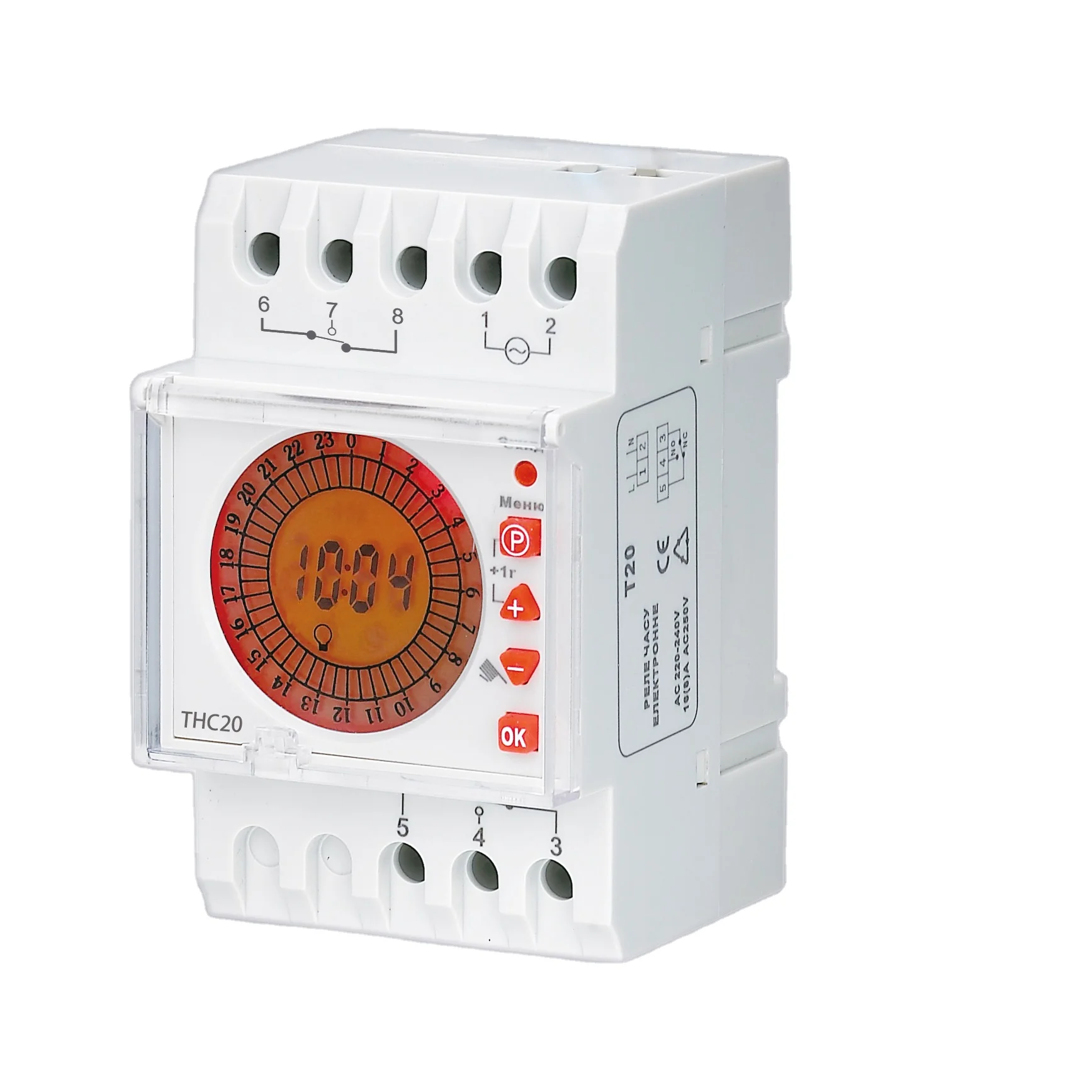 2 грузы электрика контроль таймер THC20-2C 20amp цифровой Подсветка ЖК периодического управление