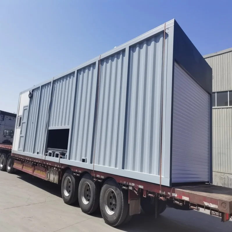 Integrated residential modular building container