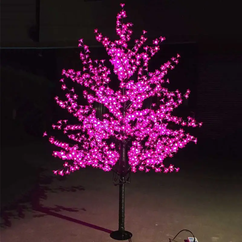 Luxury Handmade Artificial LED Cherry Blossom Tree night Light Christmas new year wedding Decoration Lights 1.8m tree light
