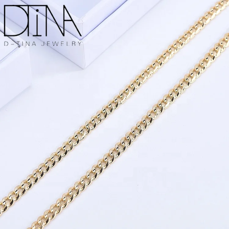 High quality new classic Cuban chain necklace fashion jewelry