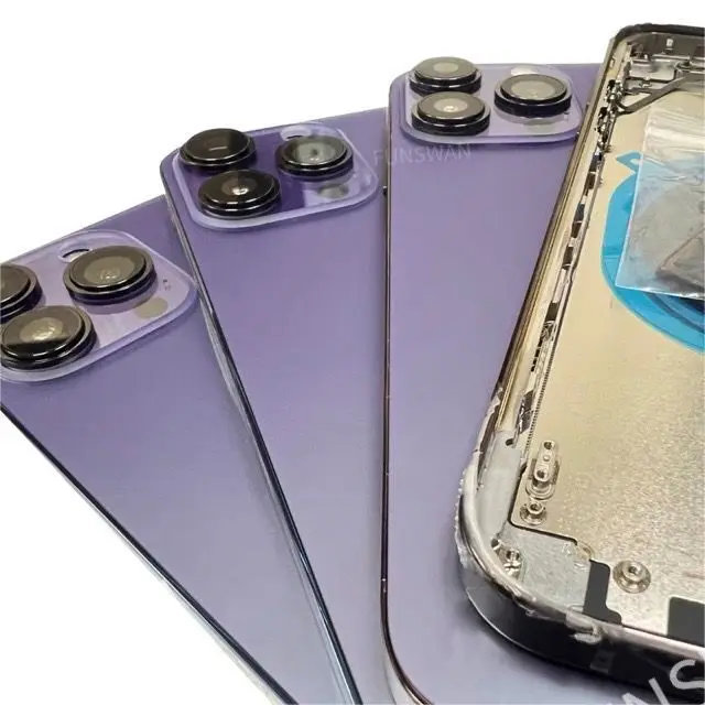 New Housing For 14 Pro Max For iPhone XR into 14 Pro max Battery Cover Case Xr Change 14Pro mobile phone battery back cover