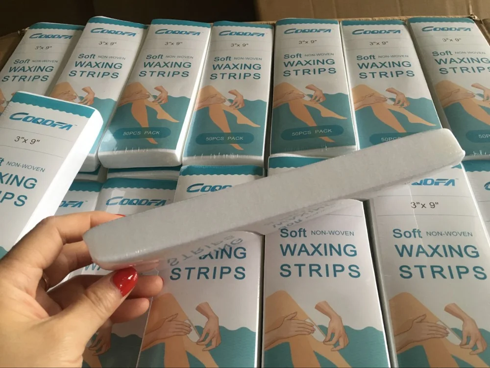  Горячая Распродажа OEM 100 шт./упак. нетканый эпилятор для салона красоты восковые полоски