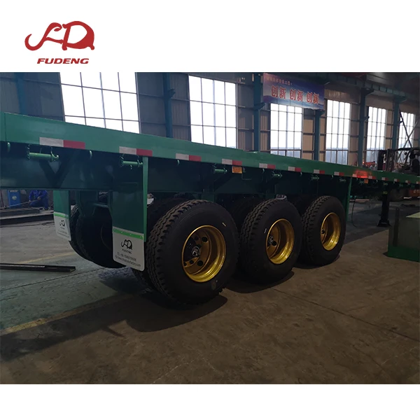 3 axles 4 axles 5 axles flat deck trailer flatbed trailer pan trailer