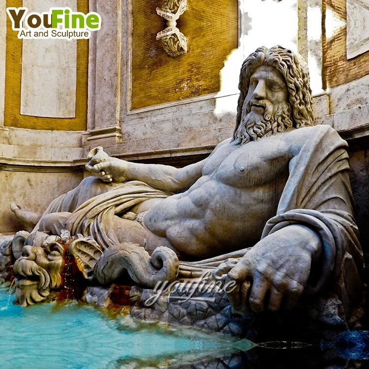 Life Size Garden Ornament Marble Roman Soldier Statue