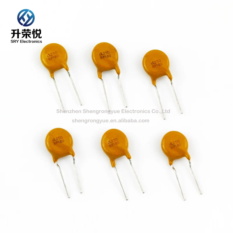 JDTFUSE PPTC сбрасываемый предохранитель A250-180 DIP Предохранитель 180mA 0.18A 250V