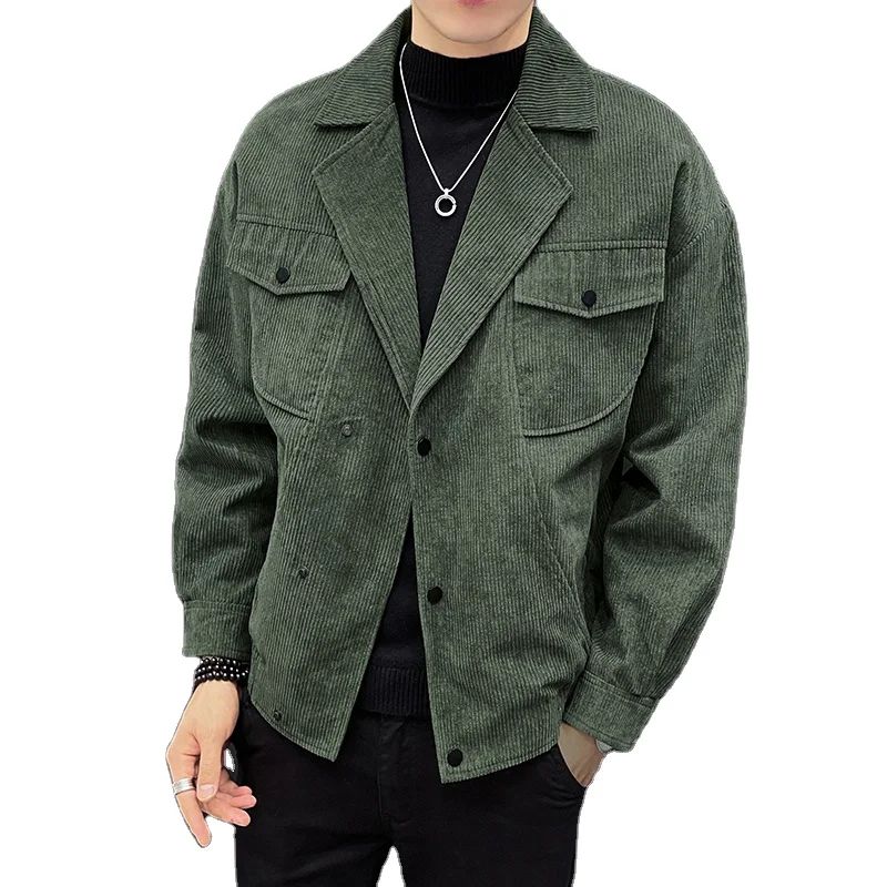 Wholesale Customized Logo new 100% Polyester Mens Fashion Work Jackets With Sleeve Pocket