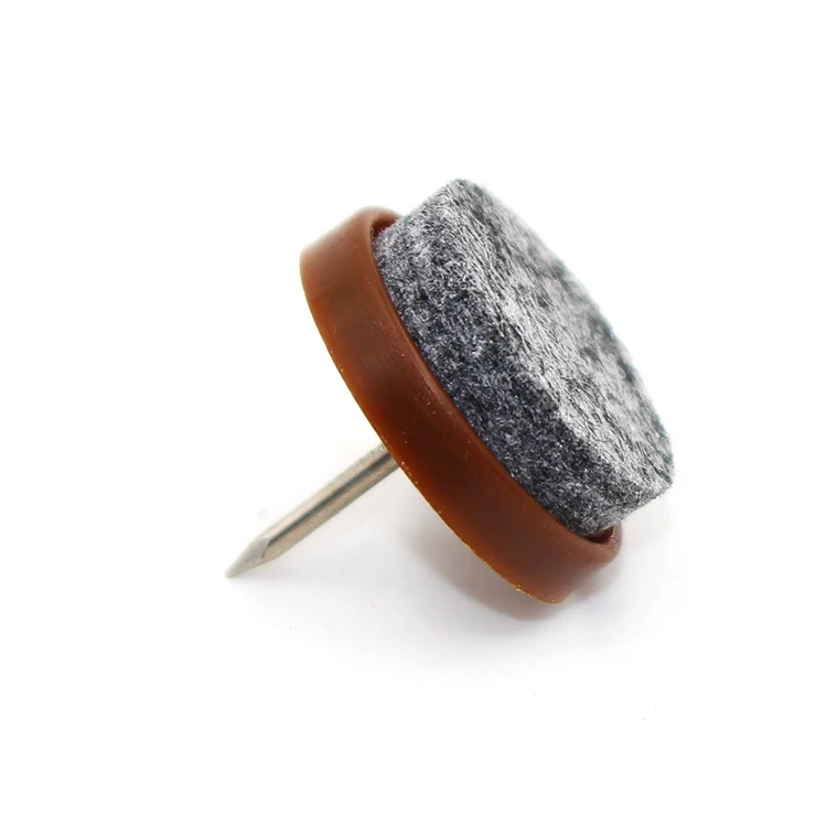 Furniture non-slip white felt foot pads furniture cabinets tables and chairs non-slip pads nails 15-30mm sofa muffler foot nails